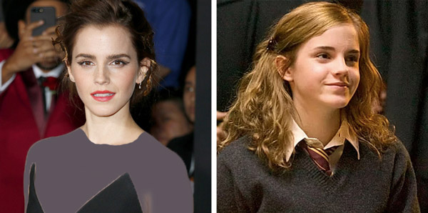 اما واتسون - Emma Watson در نقش هرماینی گرنجر در "هری پاتر - Harry Potter"