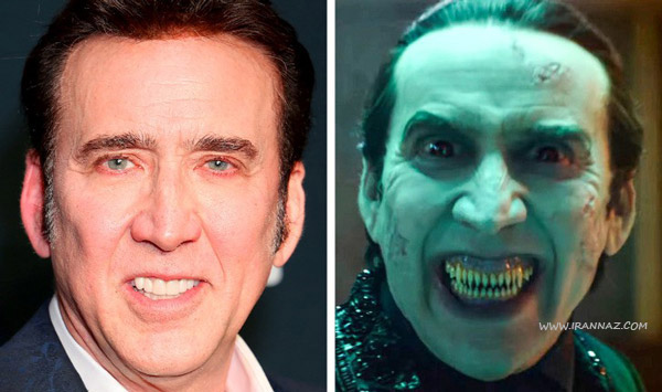 نیکلاس کیج - Nicolas Cage در فیلم "رنفیلد" ، گریم های بسیار سنگین و عجیب بازیگران هالیوود