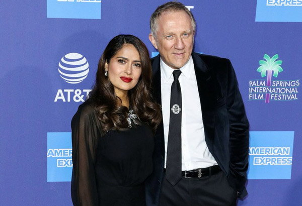 سلما هایک و فرانسوا هانری پینو - Salma Hayek and François-Henri Pinault