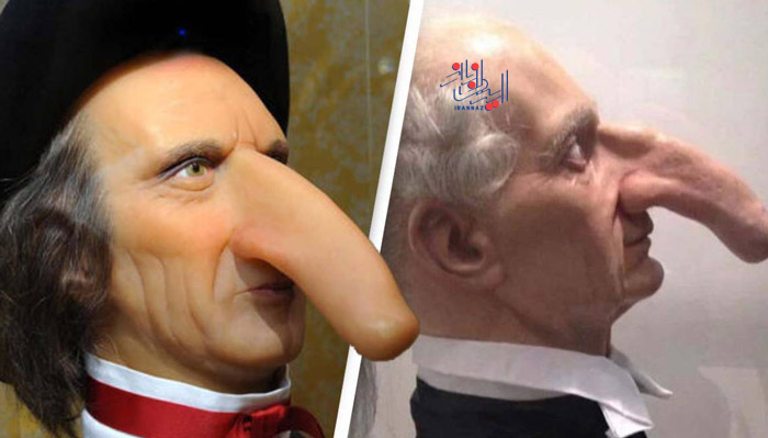 مردی بسیار عجیب با دراز و بزرگ ترین بینی دنیا ، A very strange man with the longest and biggest nose in the world